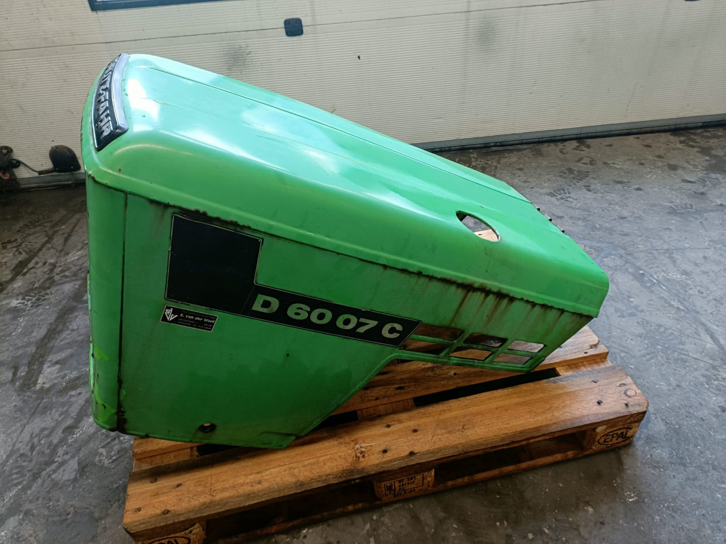Deutz D 07 07C motorkap motorhaube