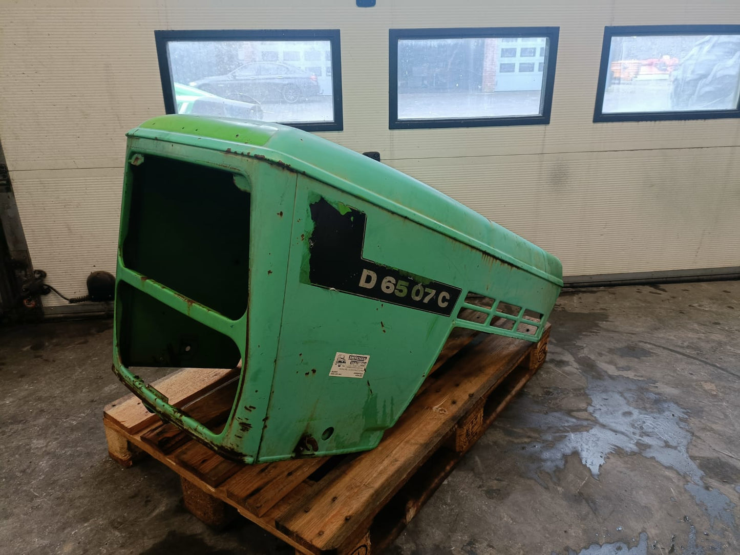 Deutz D 07 07C motorkap motorhaube